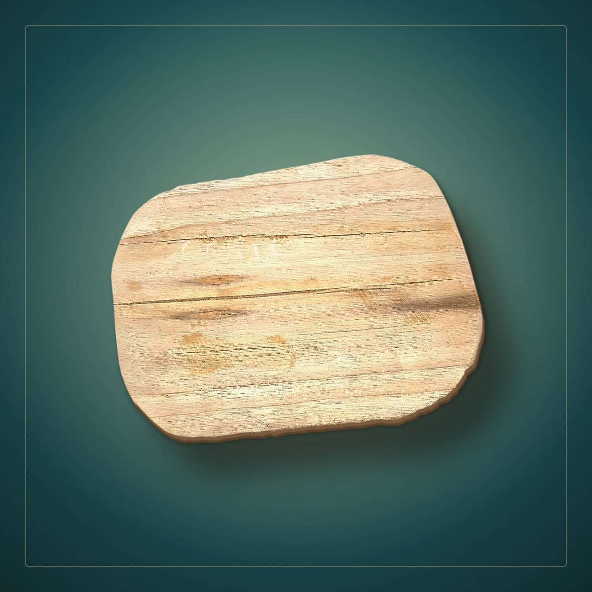 Planche à découper en bois brut personnalisé, gravure laser sur bois brut